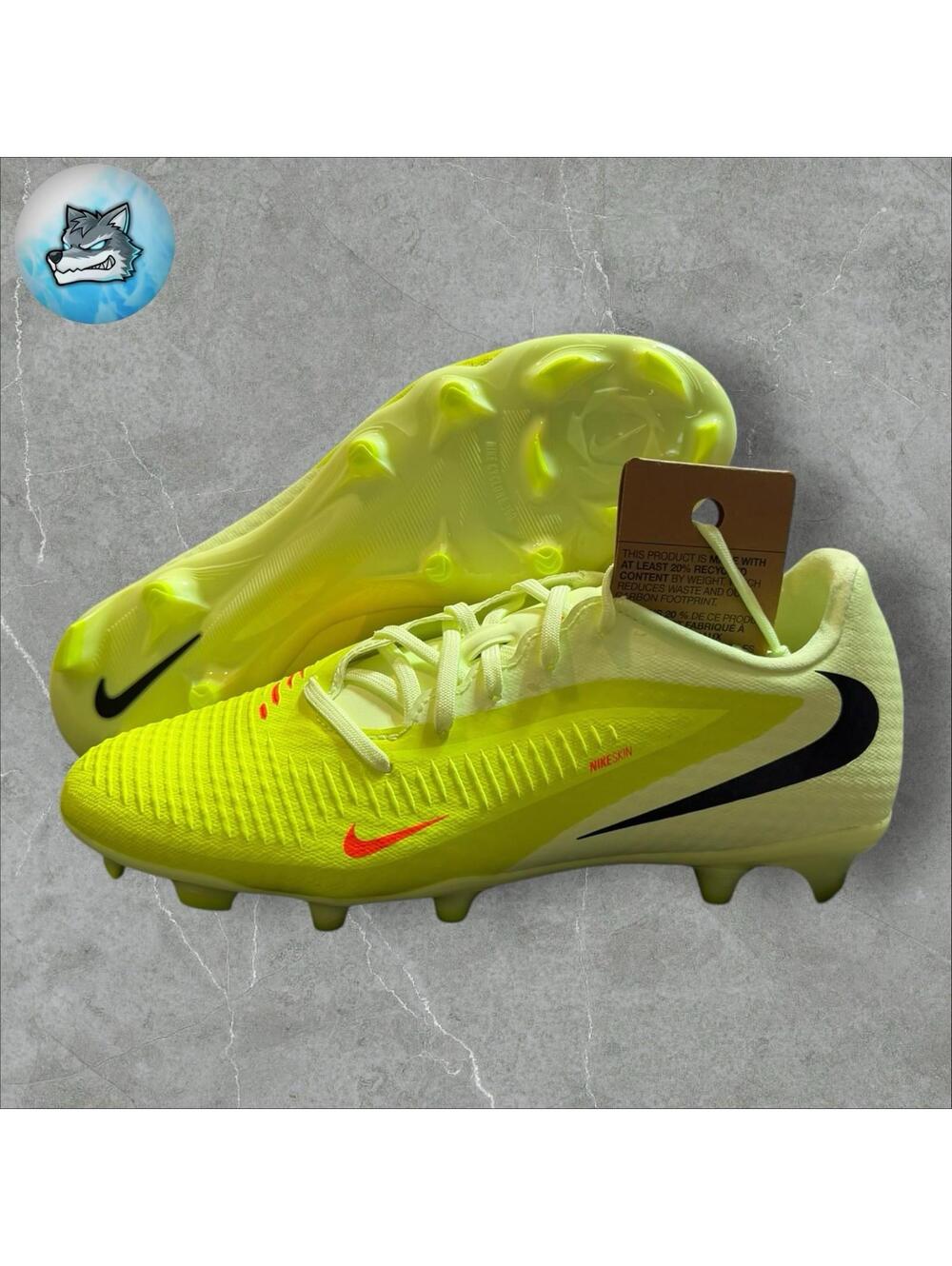 Nike Phantom 6 Low Academy MG Max Voltage Pack Soccer Cleats HJ4564-800 Sz‎ 6